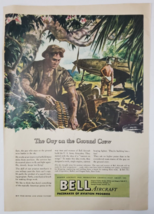 1944 Bell Aircraft WWII Print Ad The Guy On The Ground Crew Soldier In J... - $15.95