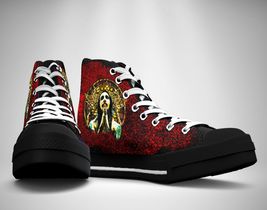 Marilyn Manson Printed Canvas Sneaker Shoes - £31.86 GBP+