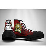 Marilyn Manson Printed Canvas Sneaker Shoes - £31.32 GBP+
