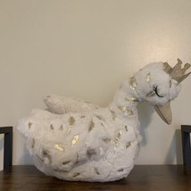 Dan Dee Collector’s Choice Platinum Plus Gold Swan Princess Plush Stuffed Animal - £19.46 GBP