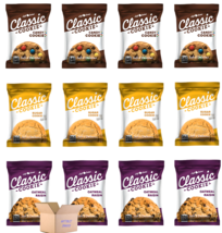 Classic Cookie Delicious Soft Baked Cookies Variety Pack of 12, 4 of each flavor - £18.98 GBP
