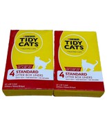 Lot Of 2 Purina Tidy Cats Tear Resistant Cat Litter Box Liners 8 Liners ... - $24.63