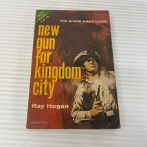 New Gun For Kingdom City and The Shotgunner Western Paperback Book Ace 1962 - £11.18 GBP