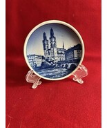 Royal Copenhagen Plaquette 102 Cathedral Zurich  3.25” Diameter - $145.34 MXN