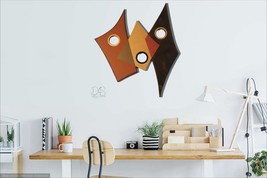 Contemporary Wall decor, Wood Wall Art, Abstract Wall Sculpture, 26x23 by Art69 - £96.02 GBP