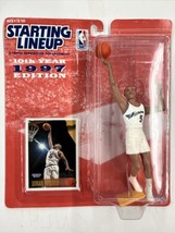 1997 NBA Starting Lineup Juwan Howard Washington Wizards Action Figure &amp; Card - £8.12 GBP