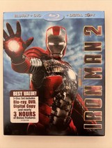 Iron Man 2 Three-Disc Blu-ray/DVD + Digital Copy Blu-ray - £4.61 GBP