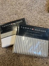 New Tommy Hilfiger Lyndhurst Stripe King Sheet Set - $78.21