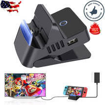 Portable Hdmi Docking Station Charging Dock Tv Hdmi Adapter For Nintendo Switch - £32.20 GBP