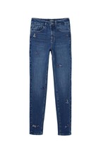 Desigual  Women Jeans - 27 L32 Blue Designer Fashion Skinny Ankle Pants 2025 New - $1,966.45 MXN