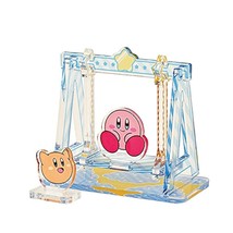 ensky Kirby Moving Acrylic Diorama Stand - Swing (Kirby and Scarfy) - £21.89 GBP