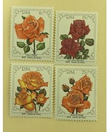 Stamp RSA003 1979 South Africa – World Rose Convention, m/s set of 4 MNH - $2.31