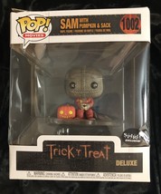 Funko Pop! Movies Spirit Deluxe Halloween Trick r Treat Sam Pumpkin &amp; Sack 1002  - £31.92 GBP