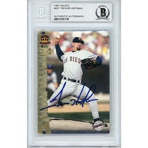 Trevor Hoffman San Diego Padres Signed 1996 Pacific Auto Card Beckett Autograph - £96.58 GBP