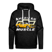 Custom Chevy Camaro American Muscle Men&#39;s Graphic Premium Hoodie - $35.99