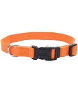 Coastal Pet New Earth Soy Adjustable Dog Collar Pumpkin Orange - £23.74 GBP