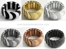 POLYCAST STRAND STRETCH BRACELET WRISTBAND 7 COLORS - $72.60 MXN