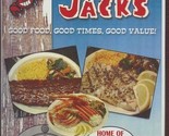 Crabby Jacks Menu Deerfield Beach Florida San Antonio Texas 2011 - $21.78