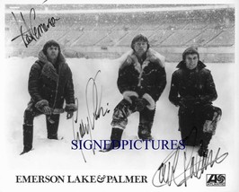 EMERSON LAKE AND PALMER SIGNED AUTOGRAPHED AUTOGRAPH 8X10 RP PROMO PHOTO... - £14.11 GBP