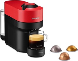 Krups Nespresso Capsule Coffee Machine, Spicy red, Red - £353.19 GBP