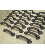 20 Rustic Cabinet Handle Cast Iron Drawer Pull Door Antique Style 5 1/2&quot;... - $82.67 CAD