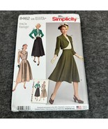 Simplicity Sewing Pattern 8462 1940s Misses Vtg Blouse Skirt and Lined B... - $11.99