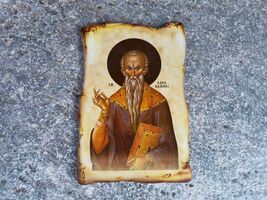 Orthodox Christian icon of Saint Charalambos, Orthodox Christian Icon Ha... - $13.00