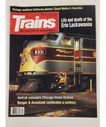 Trains Feb 1992 Erie Lackawanna 6331 Night Cover VG - $9.49
