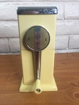 Vintage Yellow Ice-O-Mat Ice Crusher With Wall Mount Attatchment - $30.95