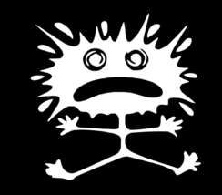 Stick Figure Man Funny Punch Die Cut Vinyl Sticker Window Decal Car Truc... - $3.92+