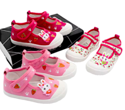 Carrot Bunny Girl&#39;s Canvas Sneakers Kids Comfort Sport Shoes Toddler Tra... - $22.50
