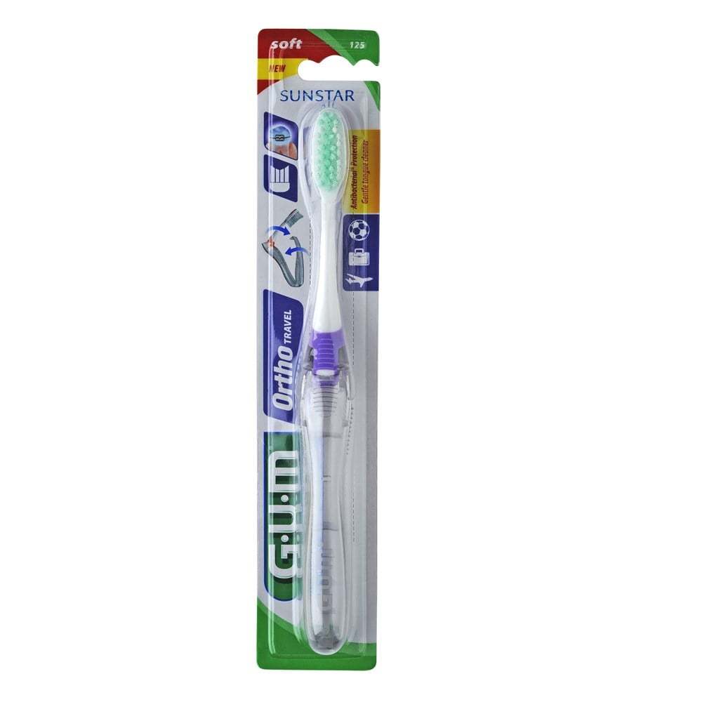 GUM Ortho Travel Soft Toothbrush - $5.17