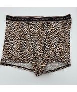 Victoria’s Secret High Waisted Boy Short Leopard Print Panties Size Larg... - $16.37 CAD