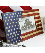 Patriotic USA Star Spangled Banner American Flag 4&quot;X6&quot; Picture Photo Frame - $31.22 CAD