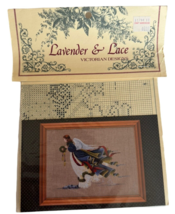 Lavender and Lace Counted Cross Stitch Pattern The Second Angel of Freedom - $5.99