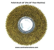 Floor Machine 20&quot; Polish Brush  Mixture of Tampico &amp; Palymyra Fibers  - $129.99
