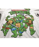 Nickelodeon Teenage Mutant Ninja Turtles  TMNT White T-Shirt 2023 Viacom... - £25.29 GBP