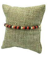 18k Gold Plated Evil Eye Protection Red Black Simulated Azabache Bracele... - $18.85 CAD