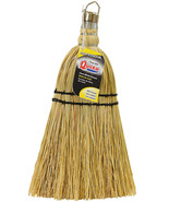 CORN WHISK Hand BROOM yellow straw Fibers Classic valet shop car QUICKIE... - $31.11