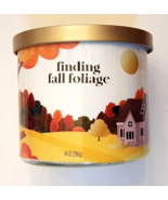 Home by Rite Aid Candle FINDING FALL FOILAGE 14 oz Glass Jar 3 Wick GREA... - £12.41 GBP