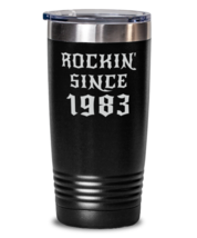 37 Year Old Classic Rock Tumbler 1983 37th Birthday Gifts Tumbler for Men or  - £26.14 GBP