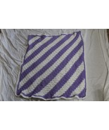 Purple and White Baby Blanket - £261.49 GBP