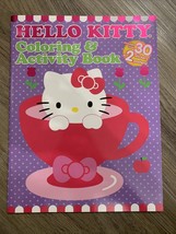 2012 Hello Kitty Coloring &amp; Activity Book 30 Stickers + 2 Posters Sanrio NEW - £10.72 GBP