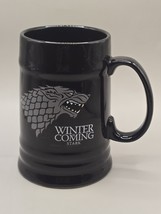 Game of Thrones-Stark Sigil Ceramic Stein Coffee Cup Mug Winter Coming B... - $241.61 MXN