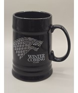 Game of Thrones-Stark Sigil Ceramic Stein Coffee Cup Mug Winter Coming B... - $241.61 MXN
