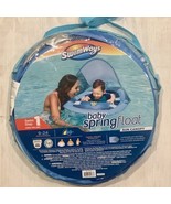 SwimWays Baby Spring Float and Sun Canopy Blue Step 1 Pool Accessory - $17.64