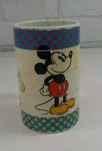 1980&#39;s Mickey Mouse Rotating Picture Mug/Cup - 4 1/2&quot; high, plastic Sela... - £13.50 GBP