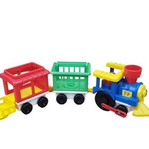 Vintage 1991 Fisher Price Little People Chunky Circus Zoo Train Toy - £15.20 GBP