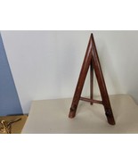 Vintage Wooden Easel Hand Made 10 Inches Easel Back for Art or Plates - £13.95 GBP