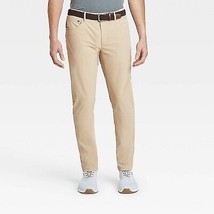 Men&#39;s Golf Slim Pants - All in Motion Khaki 38x32 - £18.86 GBP